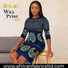 African Wax Fabric/Wax Clothes/Ghanaian Wax Print/Nigerian Ankara. 6 Yards Piece