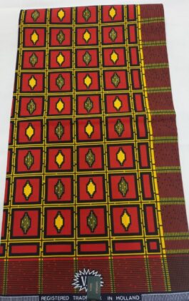 African Wax Fabric/Wax Clothes/Ghanaian Wax Print/Nigerian Ankara. 6 Yards Piece
