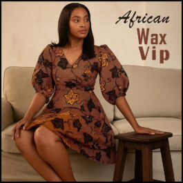 African Wax Fabric/Wax Clothes/Ghanaian Wax Print/Nigerian Ankara. 6 Yards Piece