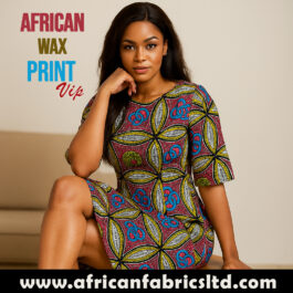 African Wax Fabric/Wax Clothes/Ghanaian Wax Print/Nigerian Ankara. 6 Yards Piece