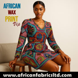 African Wax Fabric/Wax Clothes/Ghanaian Wax Print/Nigerian Ankara. 6 Yards Piece