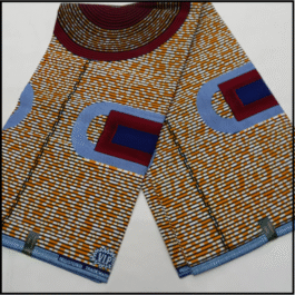 African Wax Fabric/Wax Clothes/Ghanaian Wax Print/Nigerian Ankara. 6 Yards Piece