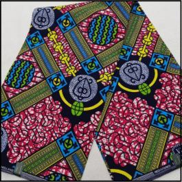 African Wax Fabric/Wax Clothes/Ghanaian Wax Print/Nigerian Ankara. 6 Yards Piece
