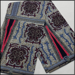 African Wax Fabric/Wax Clothes/Ghanaian Wax Print/Nigerian Ankara. 6 Yards Piece