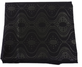 African Black  Embossed cloth 6 Yard