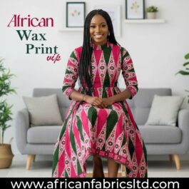 African Wax Fabric/Wax Clothes/Ghanaian Wax Print/Nigerian Ankara. 6 Yards Piece