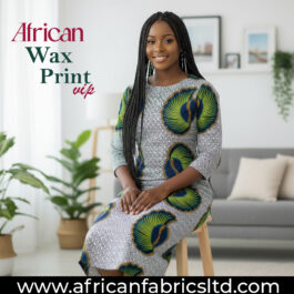 African Wax Fabric/Wax Clothes/Ghanaian Wax Print/Nigerian Ankara. 6 Yards Piece