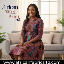 African Wax Fabric/Wax Clothes/Ghanaian Wax Print/Nigerian Ankara. 6 Yards Piece