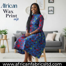 African Wax Fabric/Wax Clothes/Ghanaian Wax Print/Nigerian Ankara. 6 Yards Piece