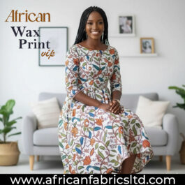 African Wax Fabric/Wax Clothes/Ghanaian Wax Print/Nigerian Ankara. 6 Yards Piece