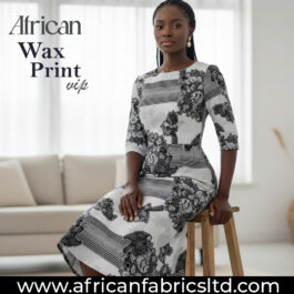 African Wax Fabric/Wax Clothes/Ghanaian Wax Print/Nigerian Ankara. 6 Yards Piece