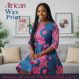 African Wax Fabric/Wax Clothes/Ghanaian Wax Print/Nigerian Ankara. 6 Yards Piece