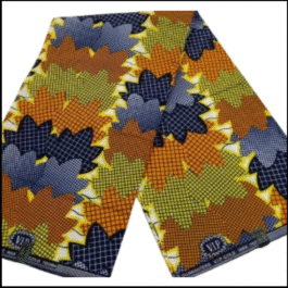 African Wax Fabric/Wax Clothes/Ghanaian Wax Print/Nigerian Ankara. 6 Yards Piece