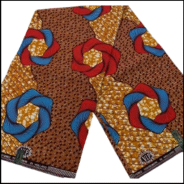 African Wax Fabric/Wax Clothes/Ghanaian Wax Print/Nigerian Ankara. 6 Yards Piece