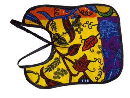 Handmade African Wax Print Baby Bib – Ankara Fabric, Soft & Reusable, Perfect Gift