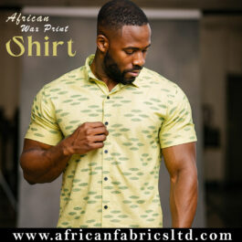 African Wax Print Shirt – Handmade Ankara Shirt for Men