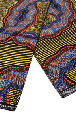 African Wax Fabric/Wax Clothes/Ghanaian Wax Print/Nigerian Ankara. 6 Yards Piece