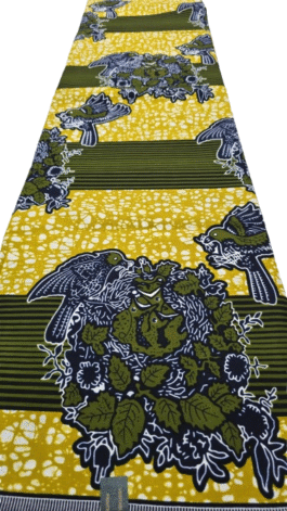 African Wax Fabric/Wax Clothes/Ghanaian Wax Print/Nigerian Ankara. 6 Yards Piece