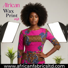 African Wax Fabric/Wax Clothes/Ghanaian Wax Print/Nigerian Ankara. 6 Yards Piece