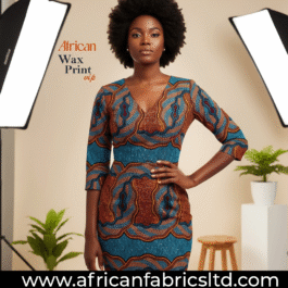 African Wax Fabric/Wax Clothes/Ghanaian Wax Print/Nigerian Ankara. 6 Yards Piece