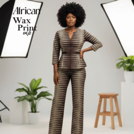 African Wax Fabric/Wax Clothes/Ghanaian Wax Print/Nigerian Ankara. 6 Yards Piece