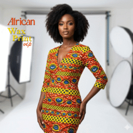 African Wax Fabric/Wax Clothes/Ghanaian Wax Print/Nigerian Ankara. 6 Yards Piece