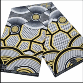 African Wax Fabric/Wax Clothes/Ghanaian Wax Print/Nigerian Ankara. 6 Yards Piece