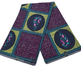 African Wax Fabric/Wax Clothes/Ghanaian Wax Print/Nigerian Ankara. 6 Yards Piece