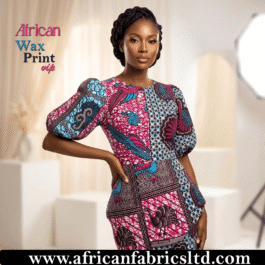 African Wax Fabric/Wax Clothes/Ghanaian Wax Print/Nigerian Ankara. 6 Yards Piece