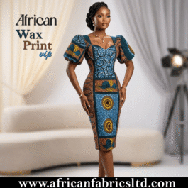 African Wax Fabric/Wax Clothes/Ghanaian Wax Print/Nigerian Ankara. 6 Yards Piece