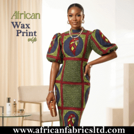African Wax Fabric/Wax Clothes/Ghanaian Wax Print/Nigerian Ankara. 6 Yards Piece