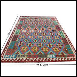 Handcrafted Traditional Kilim Rug Size ( W-179cm x L-258cm )