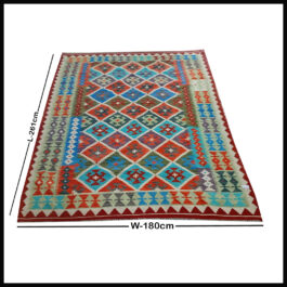 Handcrafted Traditional Kilim Rug Size ( W-180cm x L-261cm )