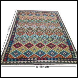 Handcrafted Traditional Kilim Rug Size ( W-184cm x H-262cm )