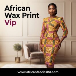 African Wax Fabric/Wax Clothes/Ghanaian Wax Print/Nigerian Ankara. 6 Yards Piece