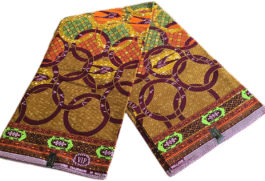 African Wax Fabric/Wax Clothes/Ghanaian Wax Print/Nigerian Ankara. 6 Yards Piece