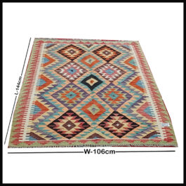 Handcrafted Traditional Kilim Rug Size ( W-106cm x L-144cm )