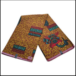 African Wax Fabric/Wax Clothes/Ghanaian Wax Print/Nigerian Ankara. 6 Yards Piece
