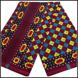 African Wax Fabric/Wax Clothes/Ghanaian Wax Print/Nigerian Ankara. 6 Yards Piece
