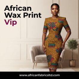 African Wax Fabric/Wax Clothes/Ghanaian Wax Print/Nigerian Ankara. 6 Yards Piece