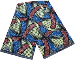 African Wax Fabric/Wax Clothes/Ghanaian Wax Print/Nigerian Ankara. 6 Yards Piece
