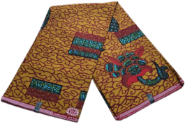African Wax Fabric/Wax Clothes/Ghanaian Wax Print/Nigerian Ankara. 6 Yards Piece