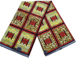 African Wax Fabric/Wax Clothes/Ghanaian Wax Print/Nigerian Ankara. 6 Yards Piece