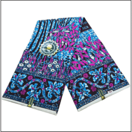 VIP President Holland Wax African Fabric, Vibrant Ankara Print Material for African Traditional Wear, Women’s Fashion and Creative Sewing